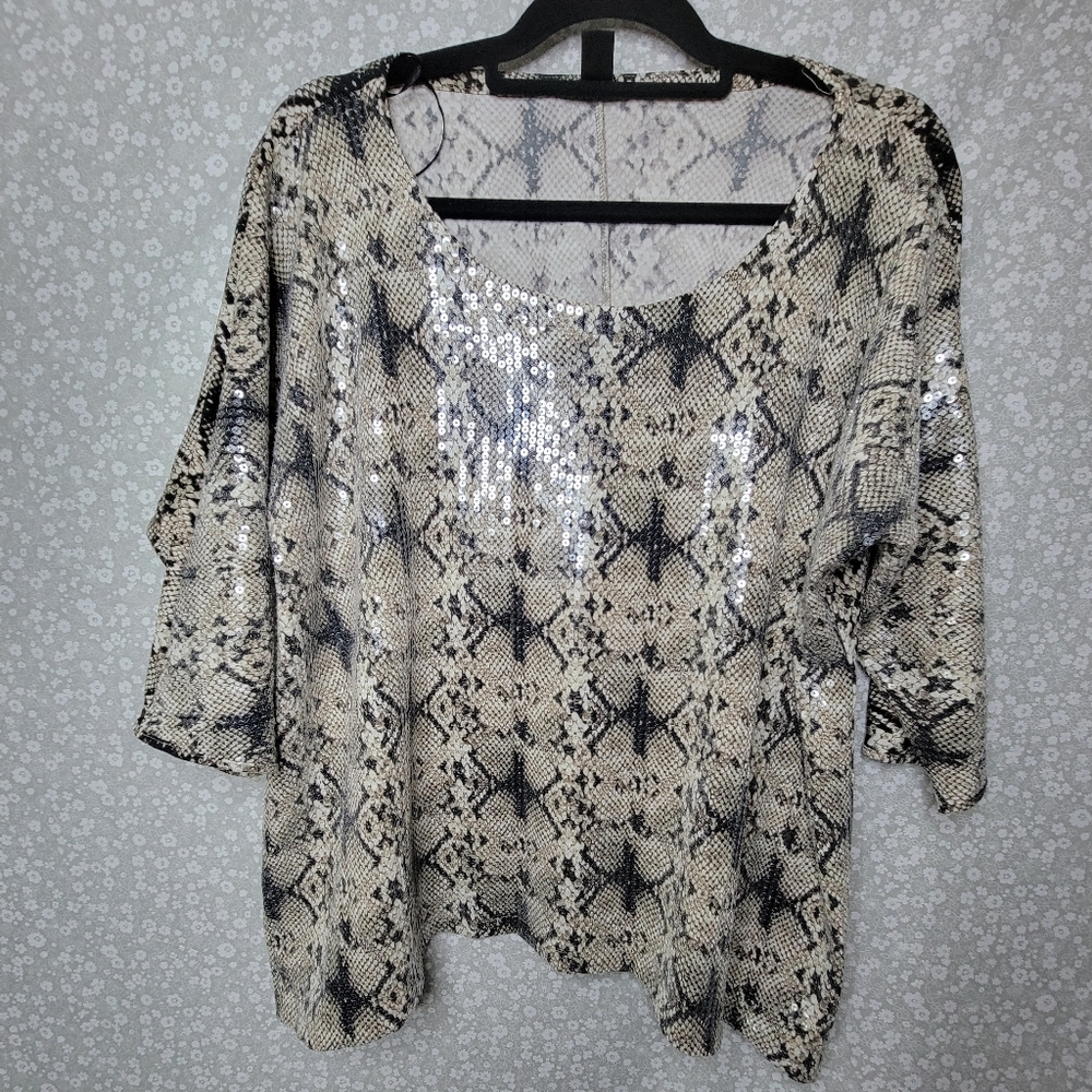 Style&Co. Sequin Top Size XL